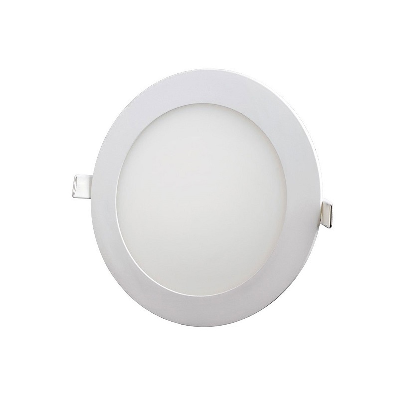 پنل سقفی گرد توکار 12 وات قطر 14 سانت نمانور سری نورا