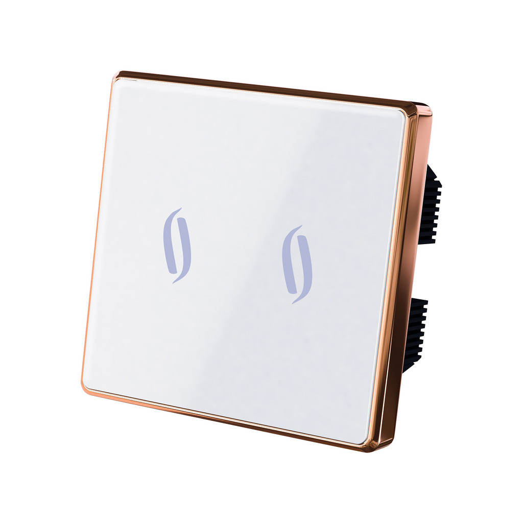 کلید لمسی دو پل دایرکت کانتکت مایا سری فلونا مدل MI2EF21