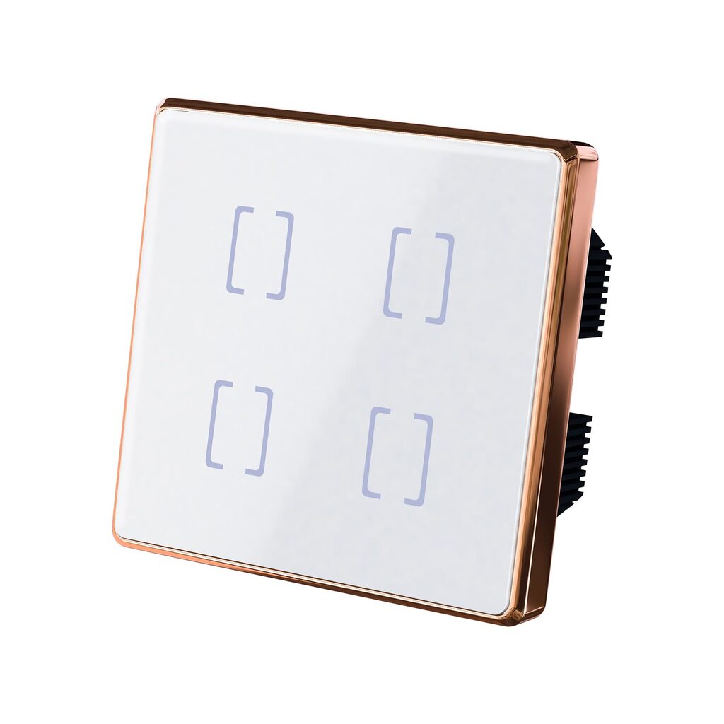 کلید لمسی چهار پل دایرکت کانتکت مایا سری اریس کلاسیک مدل MI4EF11