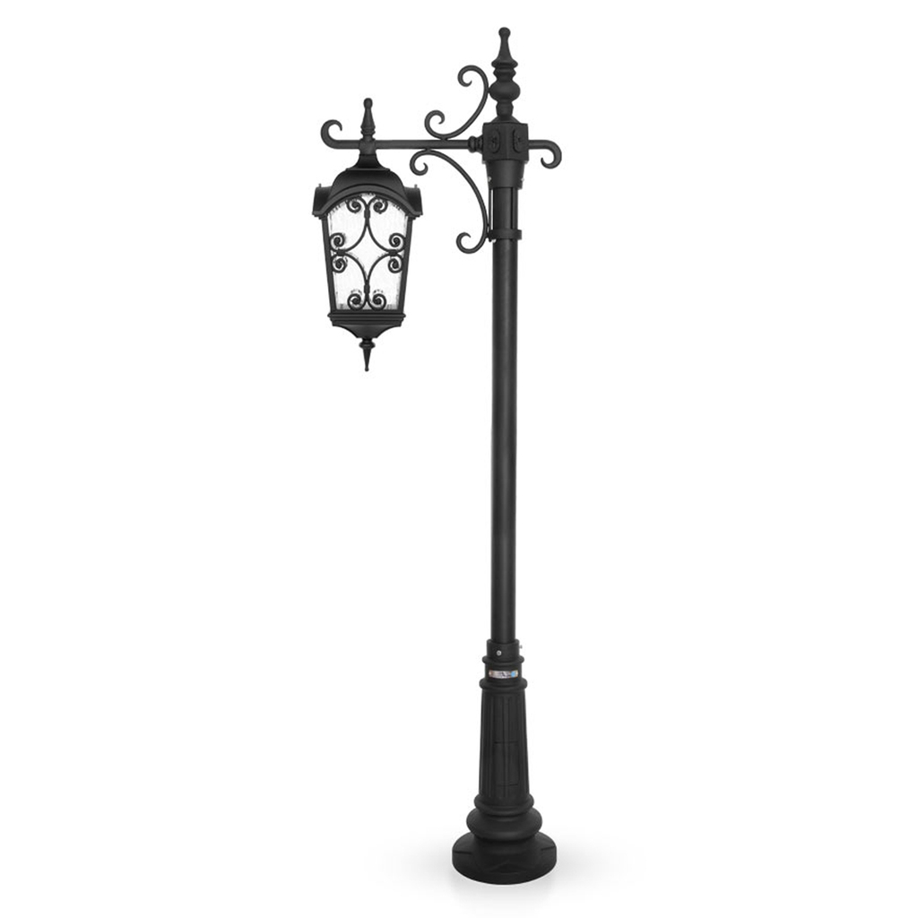 چراغ حیاطی ایستاده تک شاخه شب تاب مدل آروین کد SH-106711020