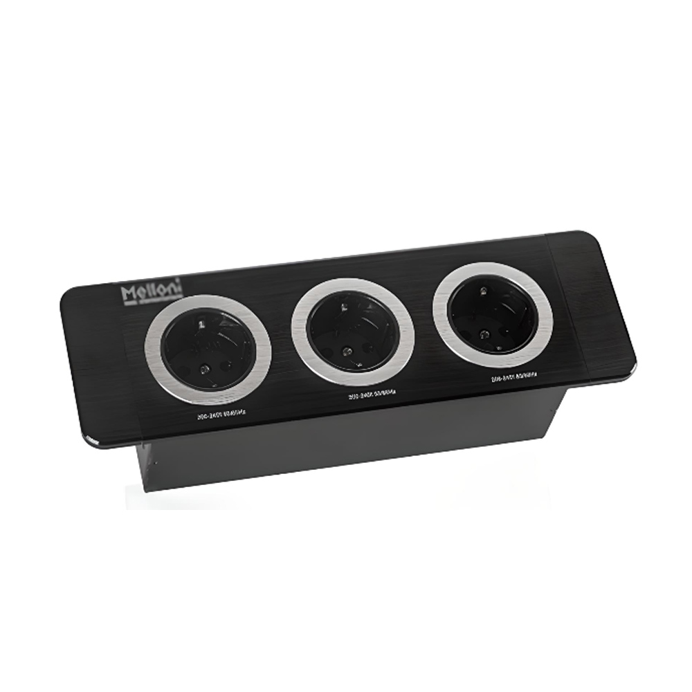 پریز توکار سه خانه ملونی مدل 10082