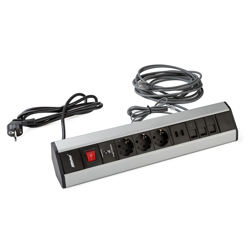 محافظ برق سه خانه کنج ملونی مدل 10050