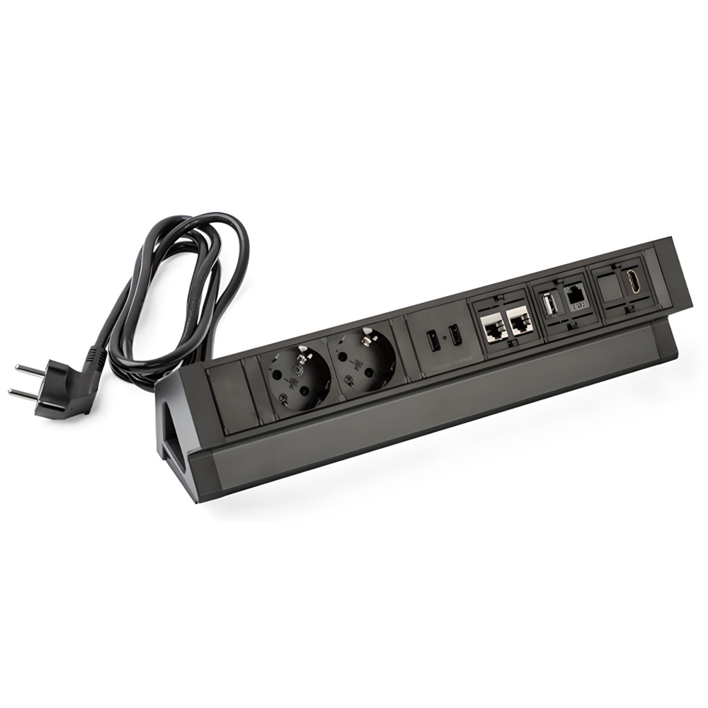 پریز دو خانه روکار اداری ملونی مدل 10046