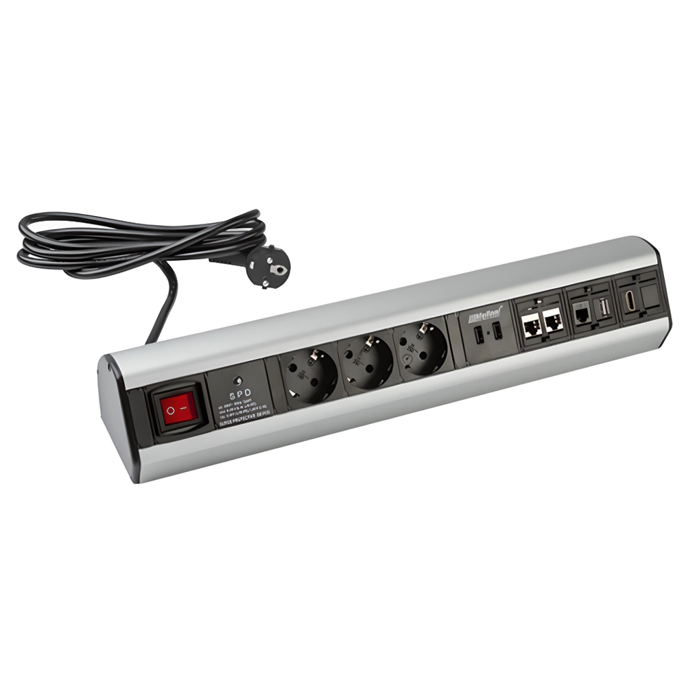 محافظ برق سه خانه روکار اداری ملونی مدل 10044