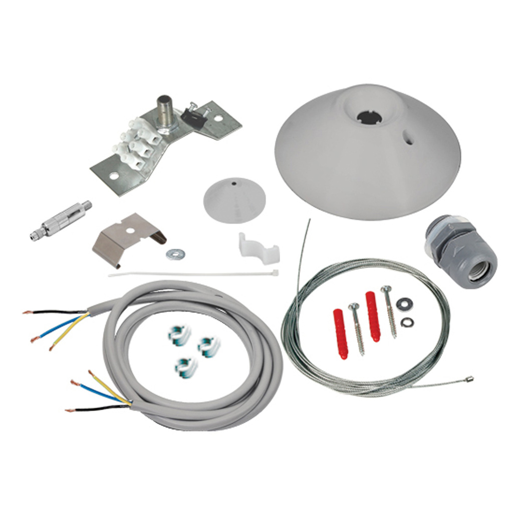 کیت آویز اتصالات الکتریکی اینیفینیتی E مازی نور کد 440EKSU3-W رنگ نقره‌ای