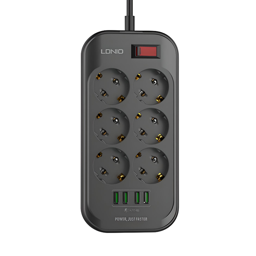 چند راهی برق 6 خانه الدینیو مدل SE6403