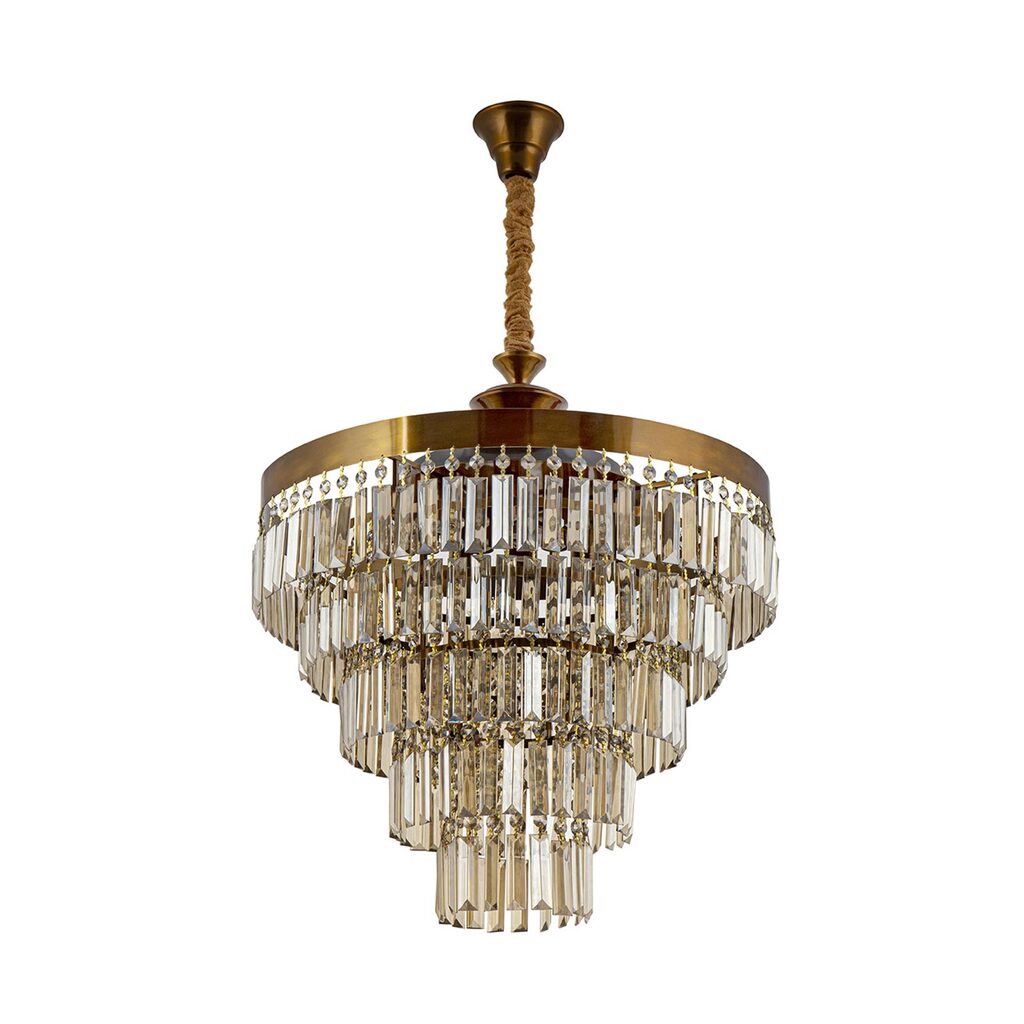 لوستر کریستالی 12 شعله چشمه نور مدل N2662-55