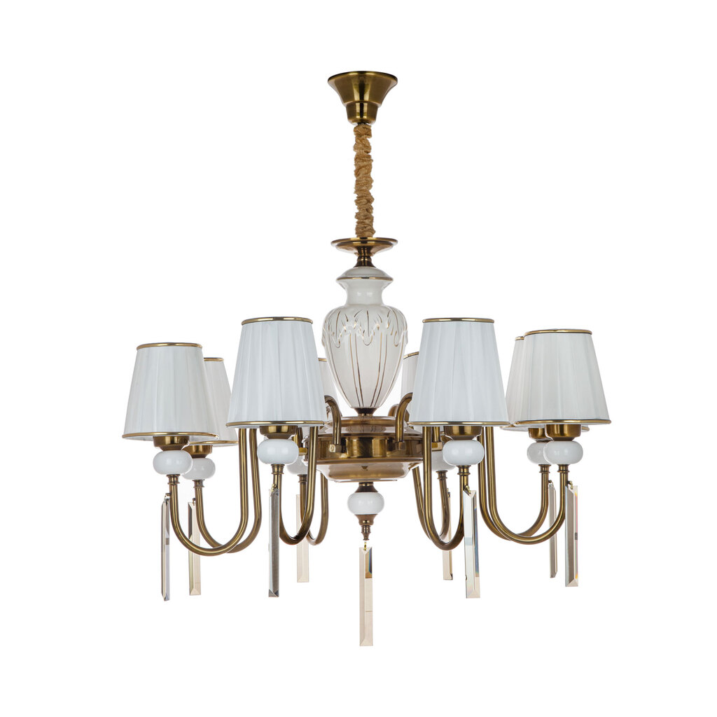 لوستر فلزی 8 شعله چشمه نور مدل N2695/8