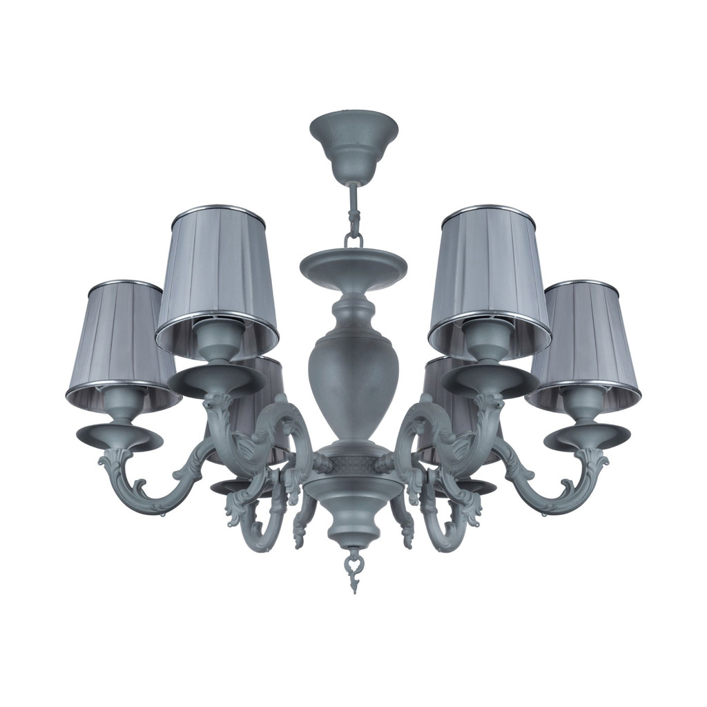 لوستر فلزی 6 شعله چشمه نور مدل S3678/6