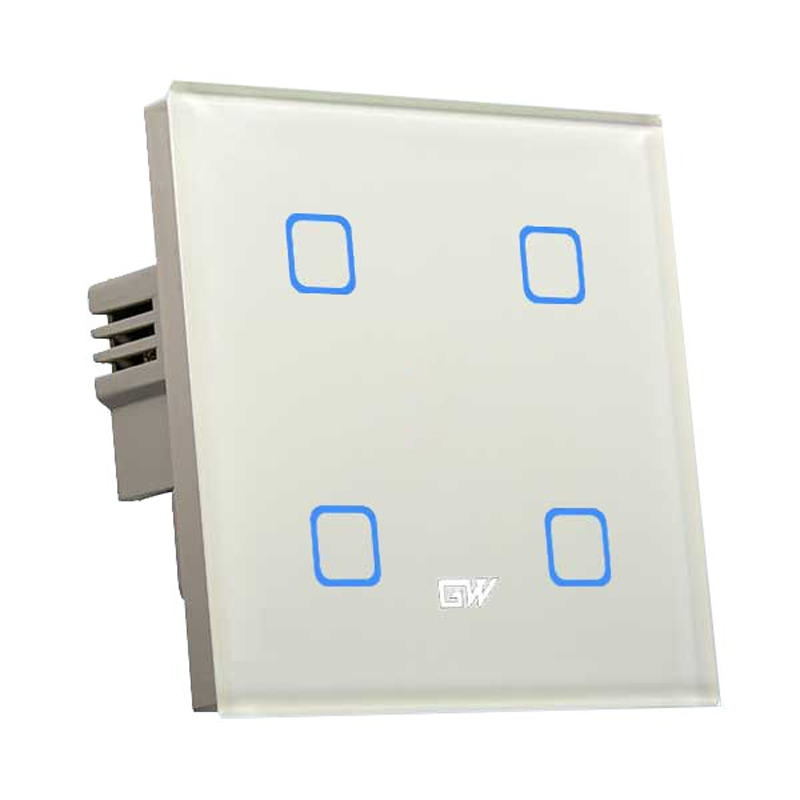 کلید لمسی چهار پل گلدور مدل ریموتی