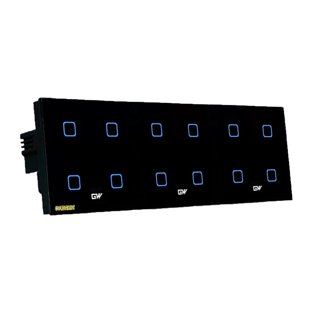 کلید لمسی 12 پل گلدور مدل ریموتی