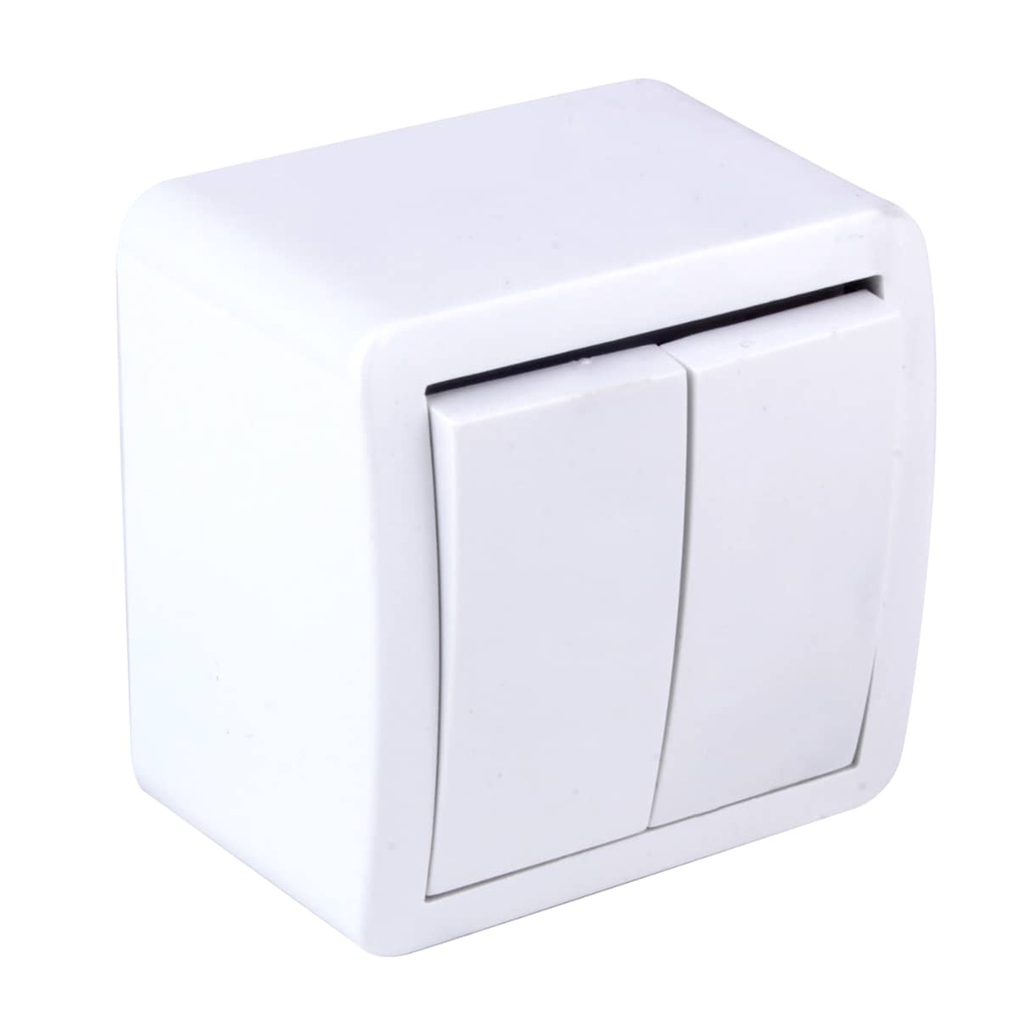 کلید دو پل روکار فردان الکتریک مدل آرین کد 30606