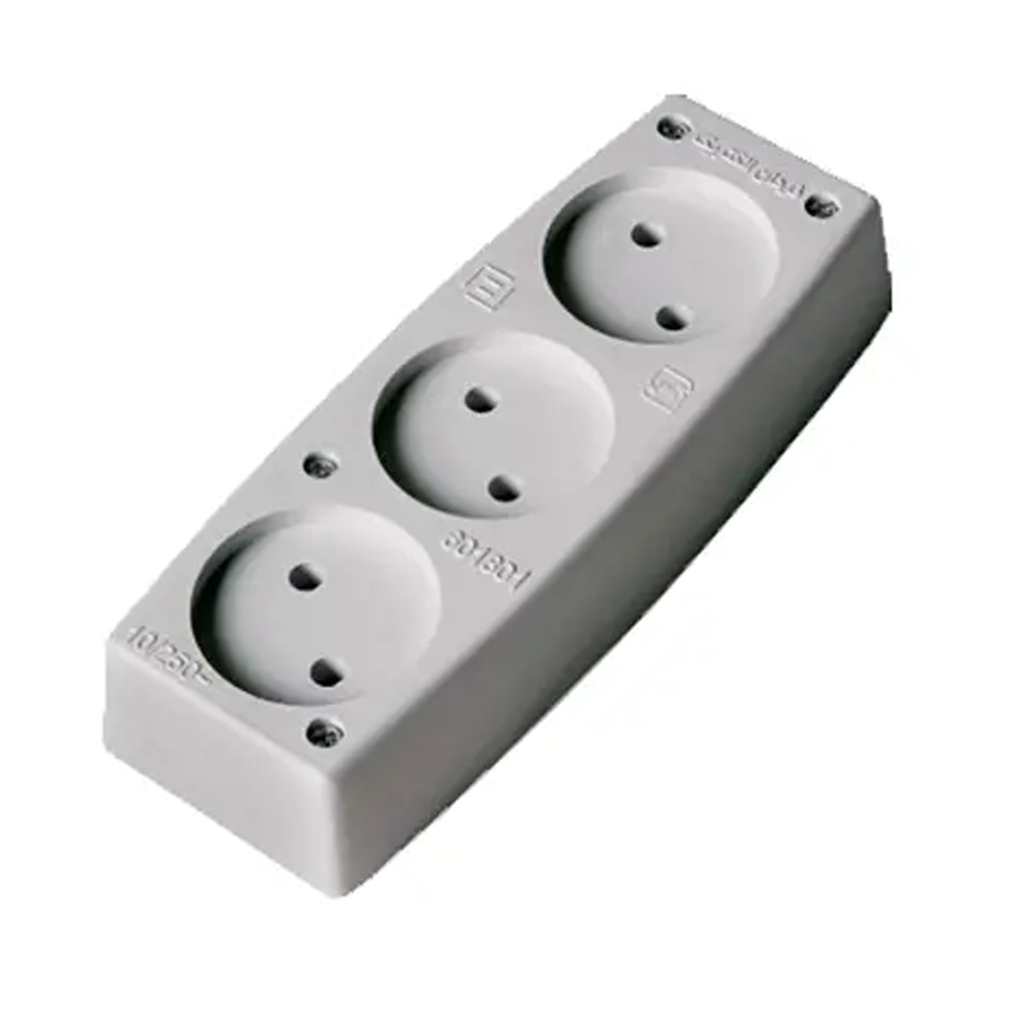 رابط سه خانه بدون ارت فردان الکتریک 31128 مدل صبا با کابل 5 متر