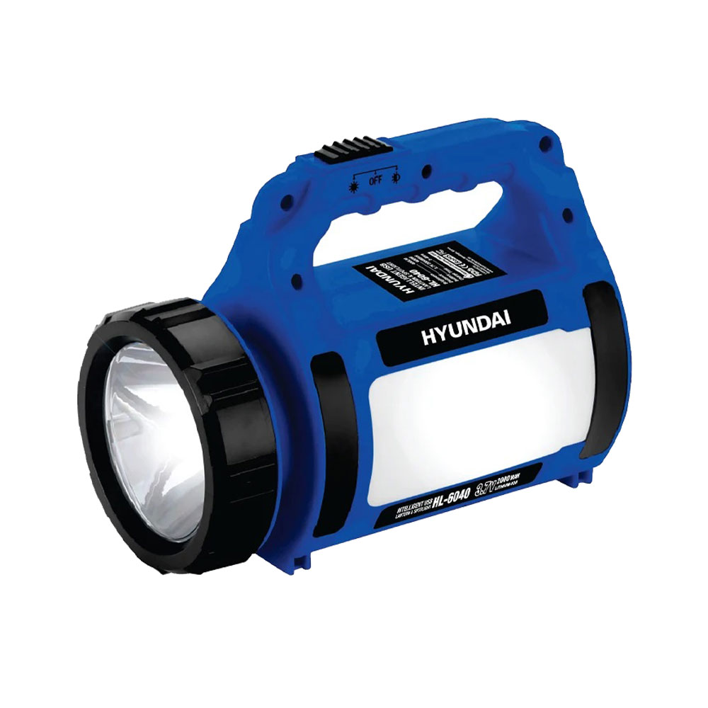 چراغ قوه لیتیومی هیوندای مدل HL-6040 با برد 600 متر