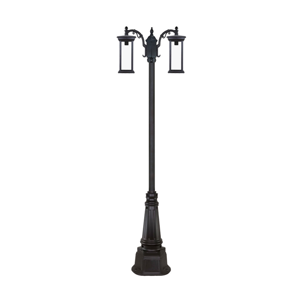 چراغ دو شاخه پارکی و حیاطی بیتانور مدل درتا بلند کد 482121B-96202