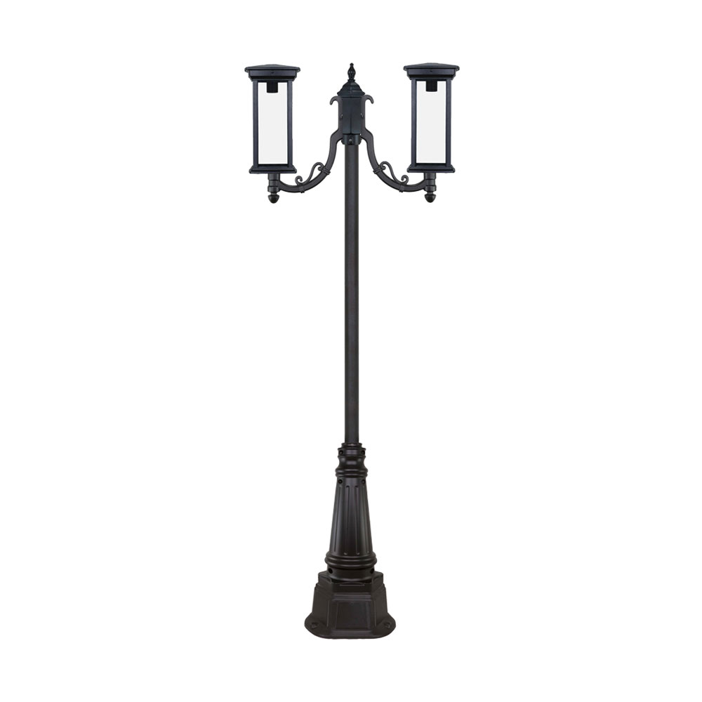 چراغ دو شاخه پارکی و حیاطی بیتانور مدل درتا بلند کد 482122B-96202