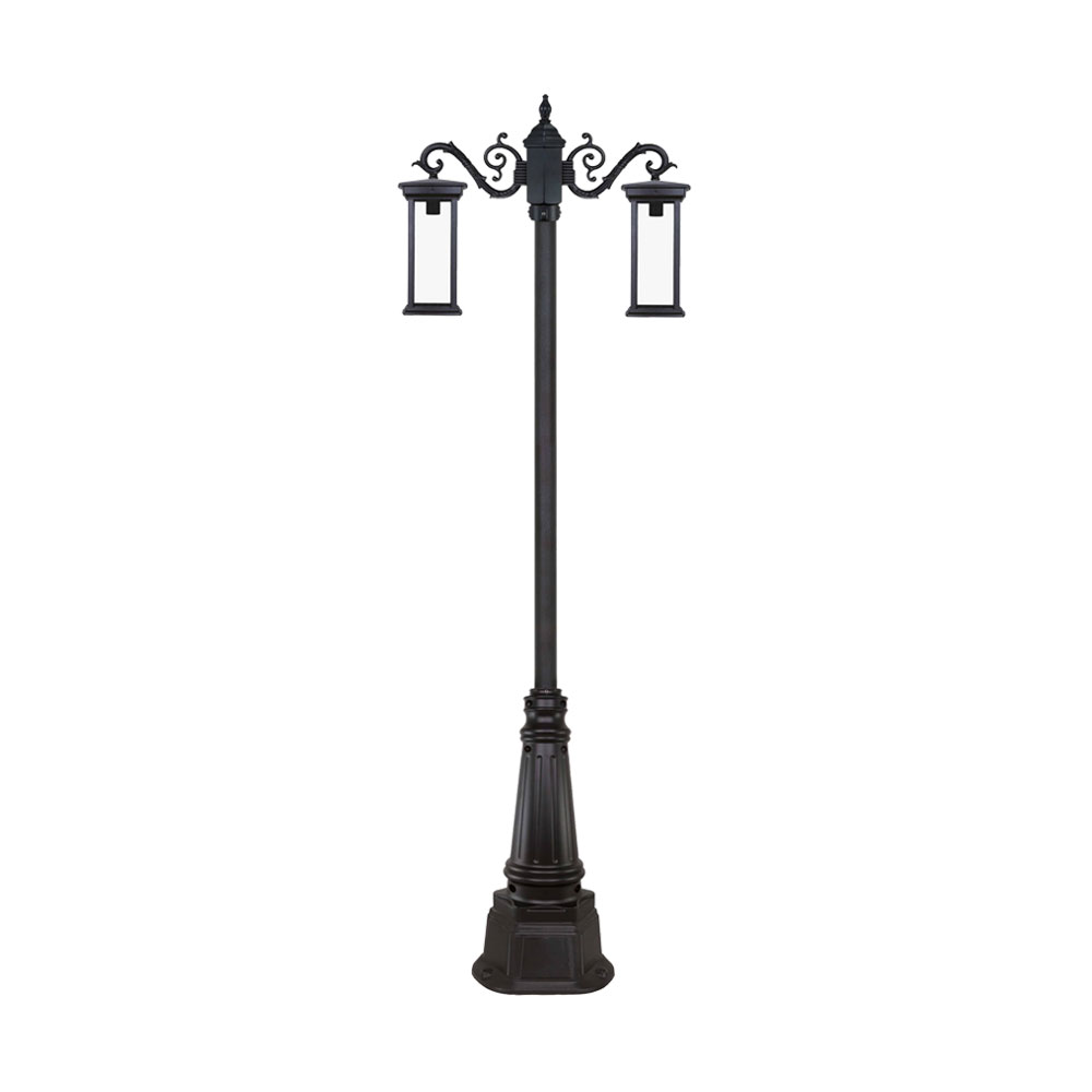 چراغ دو شاخه پارکی و حیاطی بیتانور مدل درتا بلند کد 482221B-96202