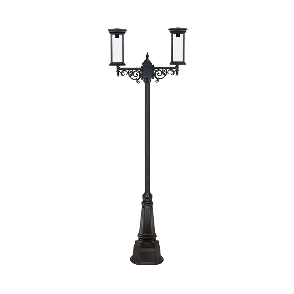 چراغ دو شاخه پارکی و حیاطی بیتانور مدل درتا بلند کد 482522B-96202