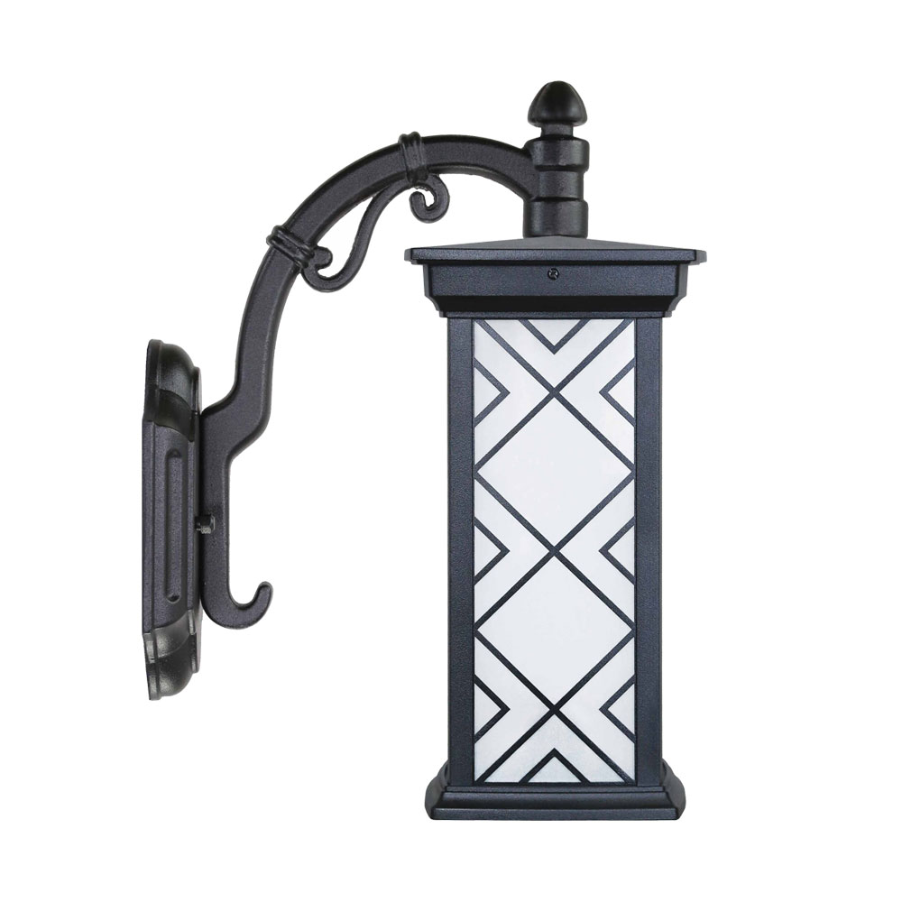 چراغ دیواری حیاطی و پارکی بیتانور مدل درتا بلند طرح دار کد 480121BT