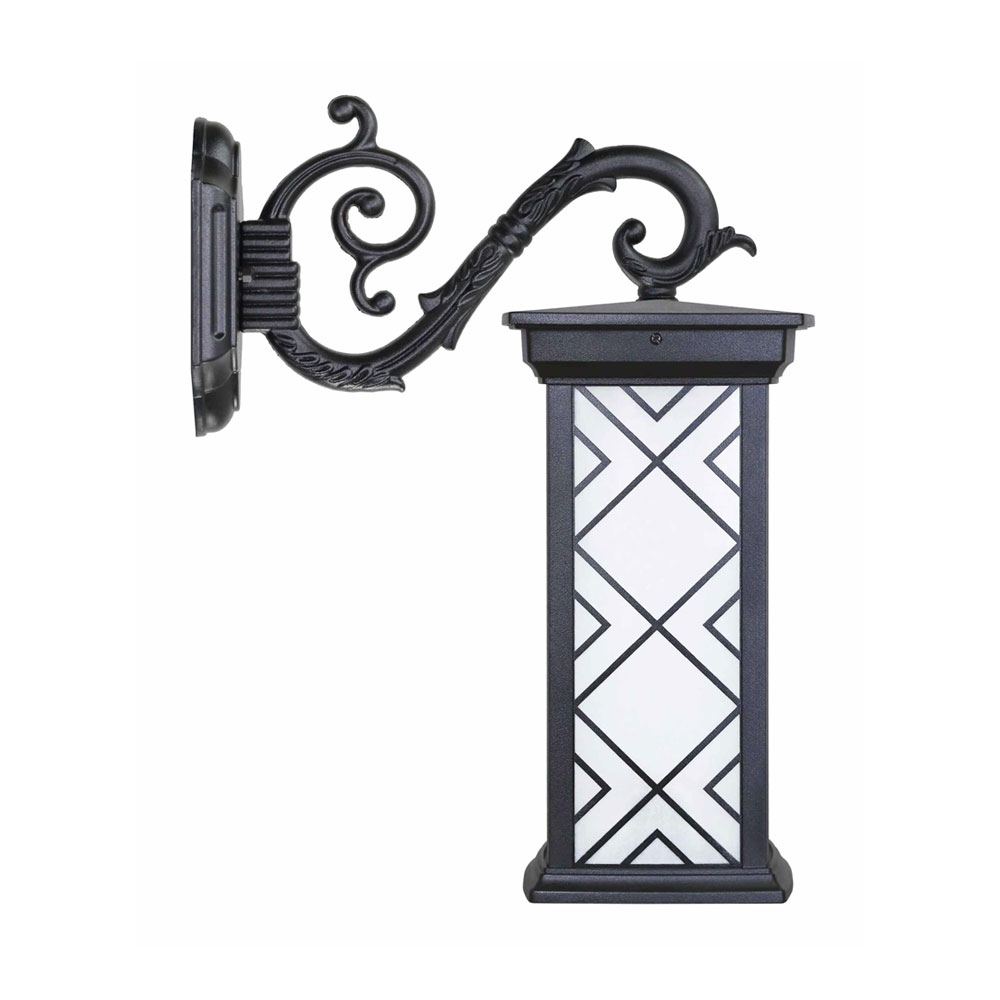 چراغ دیواری حیاطی و پارکی بیتانور مدل درتا بلند طرح دار کد 480221BT