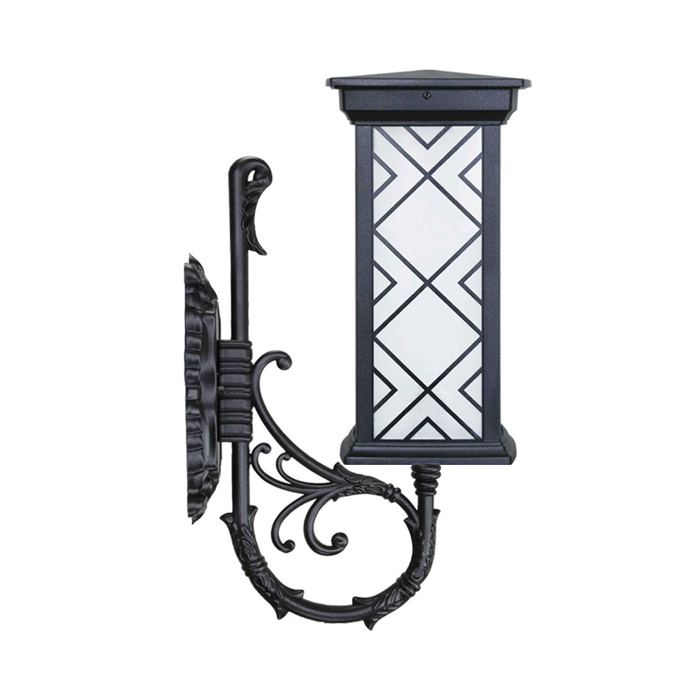 چراغ دیواری حیاطی و پارکی بیتانور مدل درتا بلند طرح دار کد 480322BT