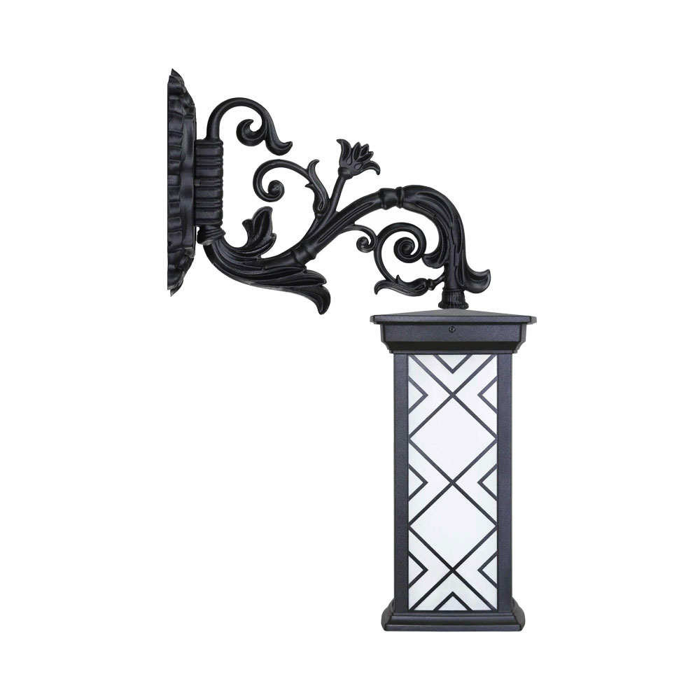 چراغ دیواری حیاطی و پارکی بیتانور مدل درتا بلند طرح دار کد 480421BT