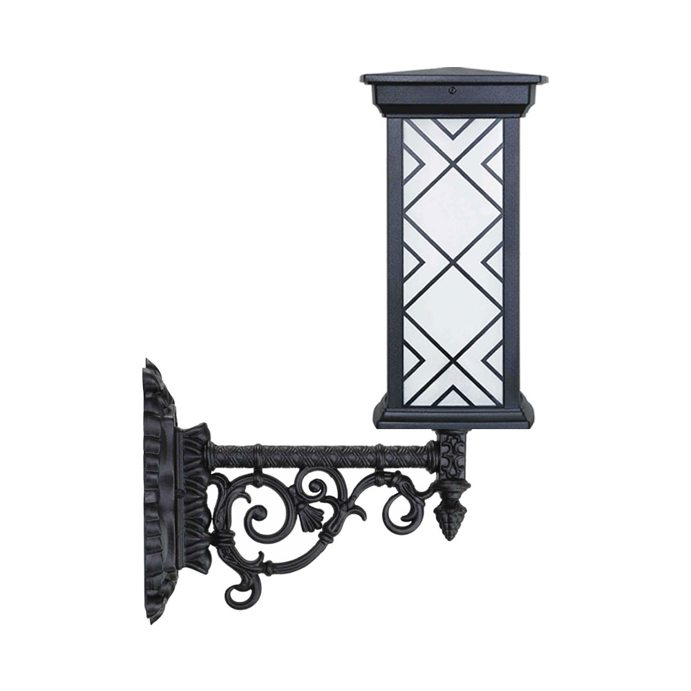 چراغ دیواری حیاطی و پارکی بیتانور مدل درتا بلند طرح دار کد 480522BT