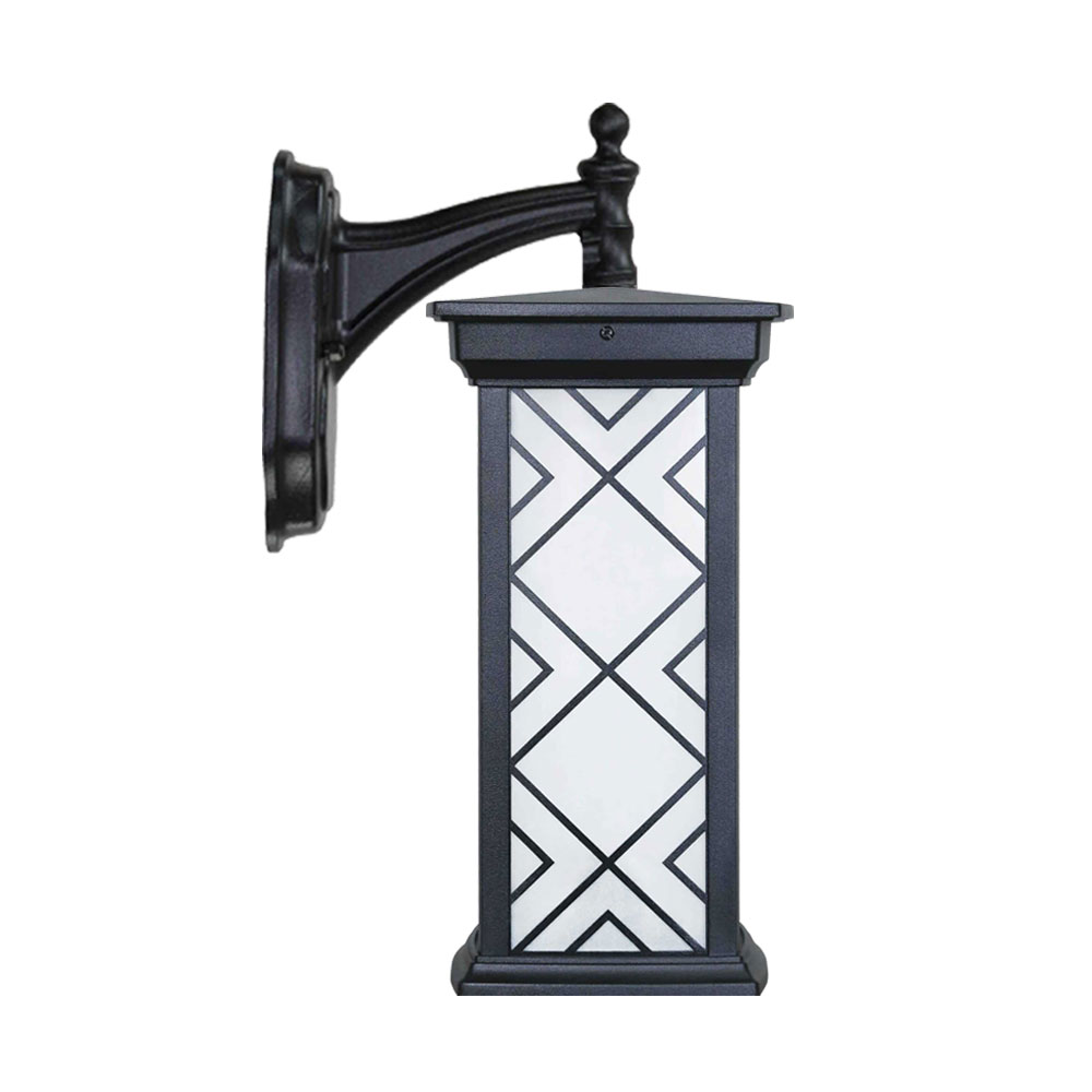 چراغ دیواری حیاطی و پارکی بیتانور مدل درتا بلند طرح دار کد 480621BT