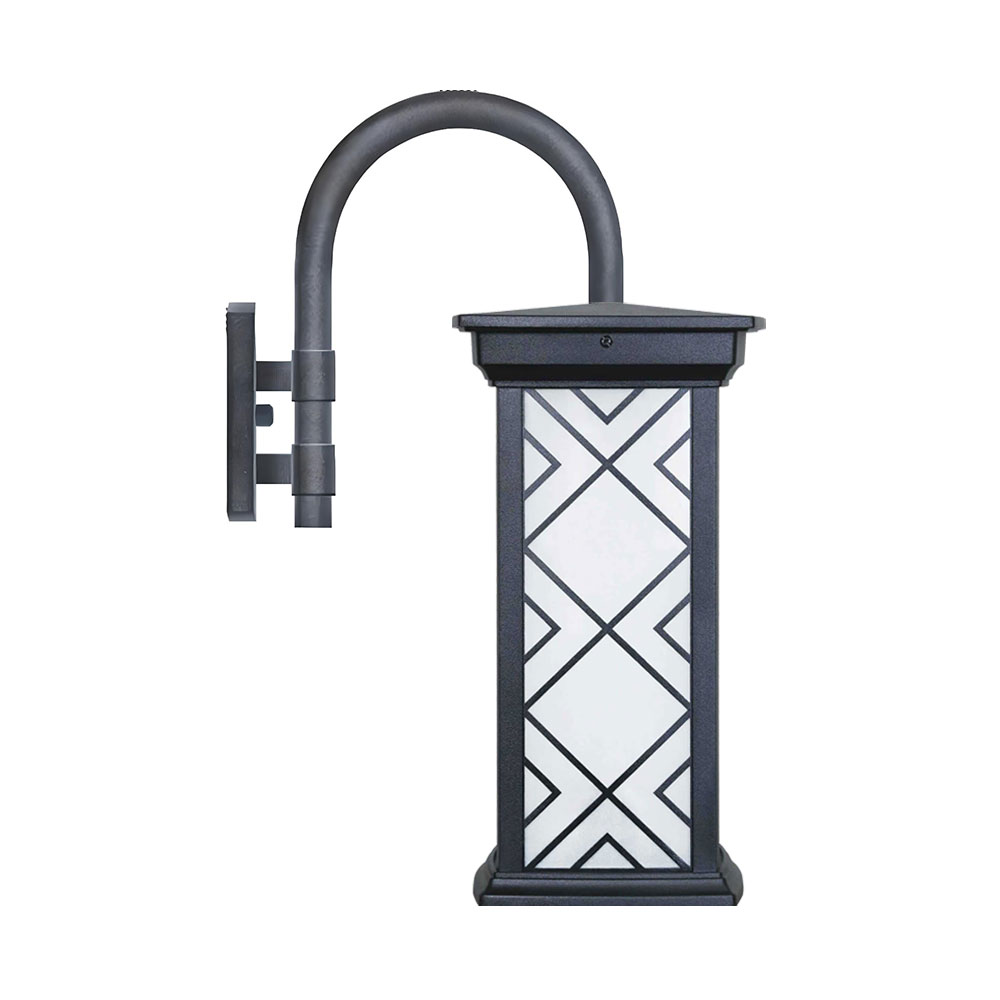 چراغ دیواری حیاطی و پارکی بیتانور مدل درتا بلند طرح دار کد 480921BT