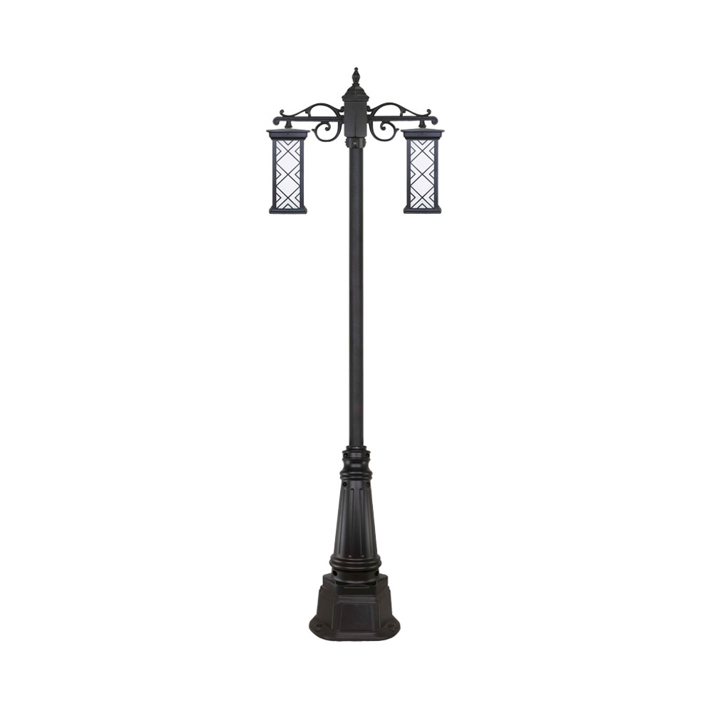 چراغ دو شاخه پارکی و حیاطی بیتانور مدل درتا بلند طرح دار کد 482721BT-96202