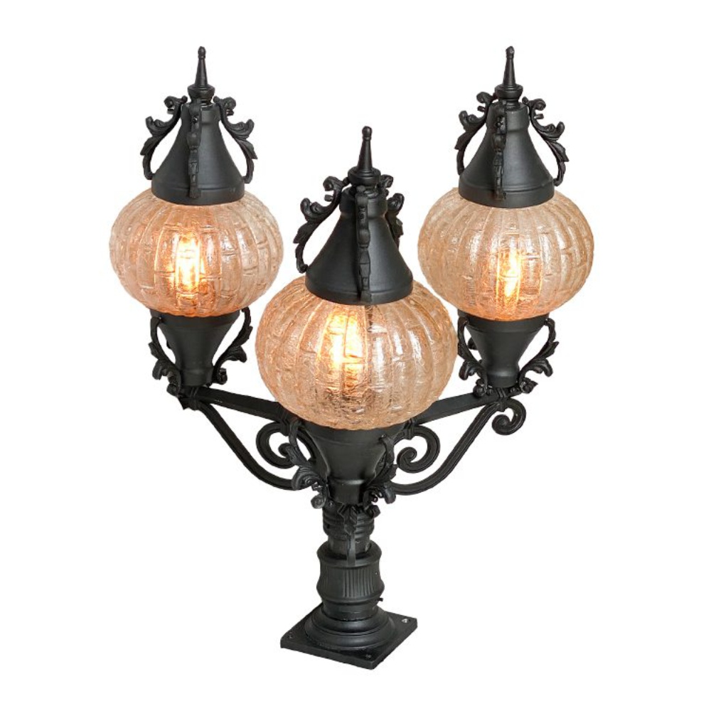 چراغ چمنی سه شاخه ایفل مدل مگنولیا E2432