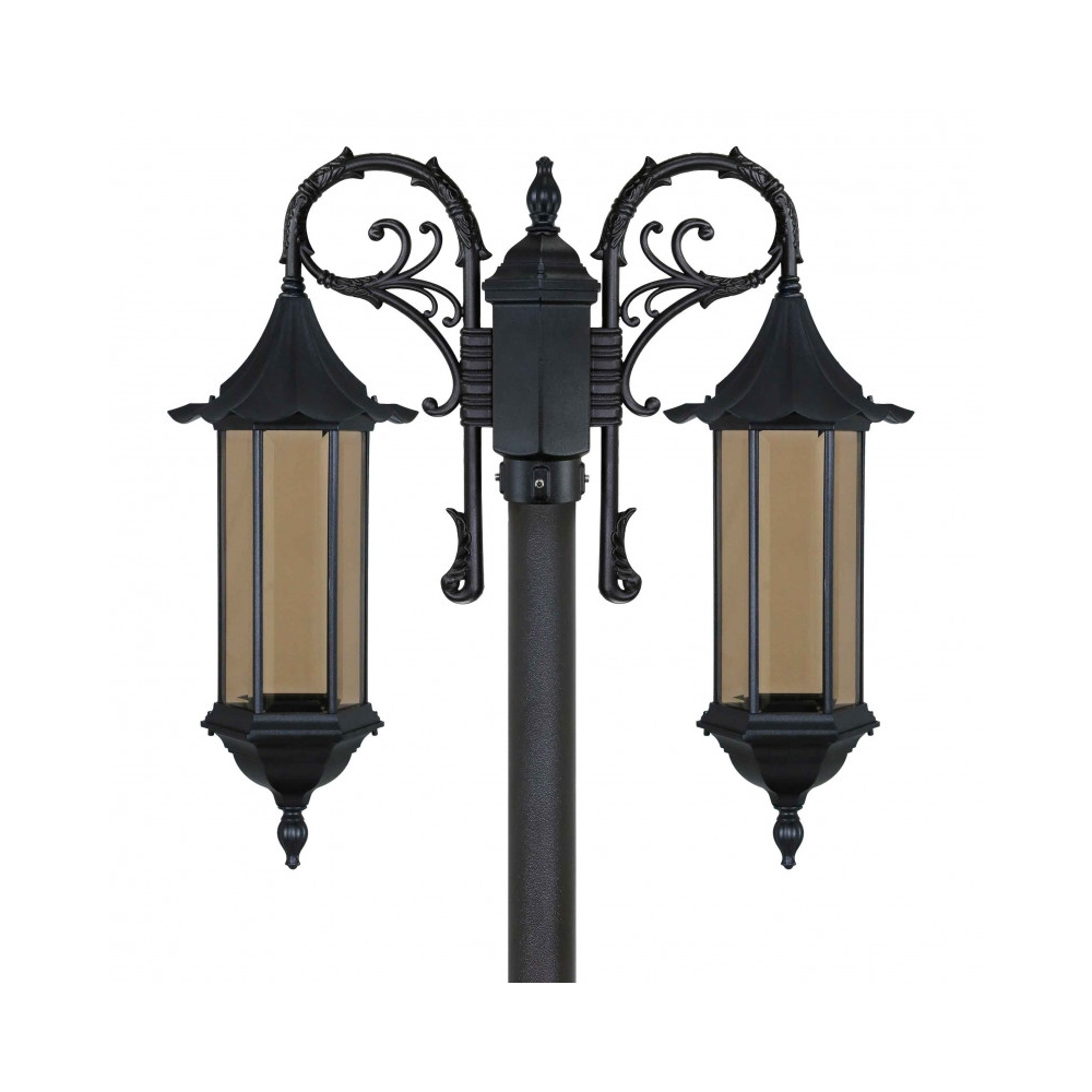 چراغ ایستاده دو شاخه ایفل مدل لاکچری سری 2 E2621-L