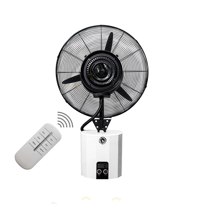 پنکه مه پاش دیواری سایز 65 ریموت دار Rainfan