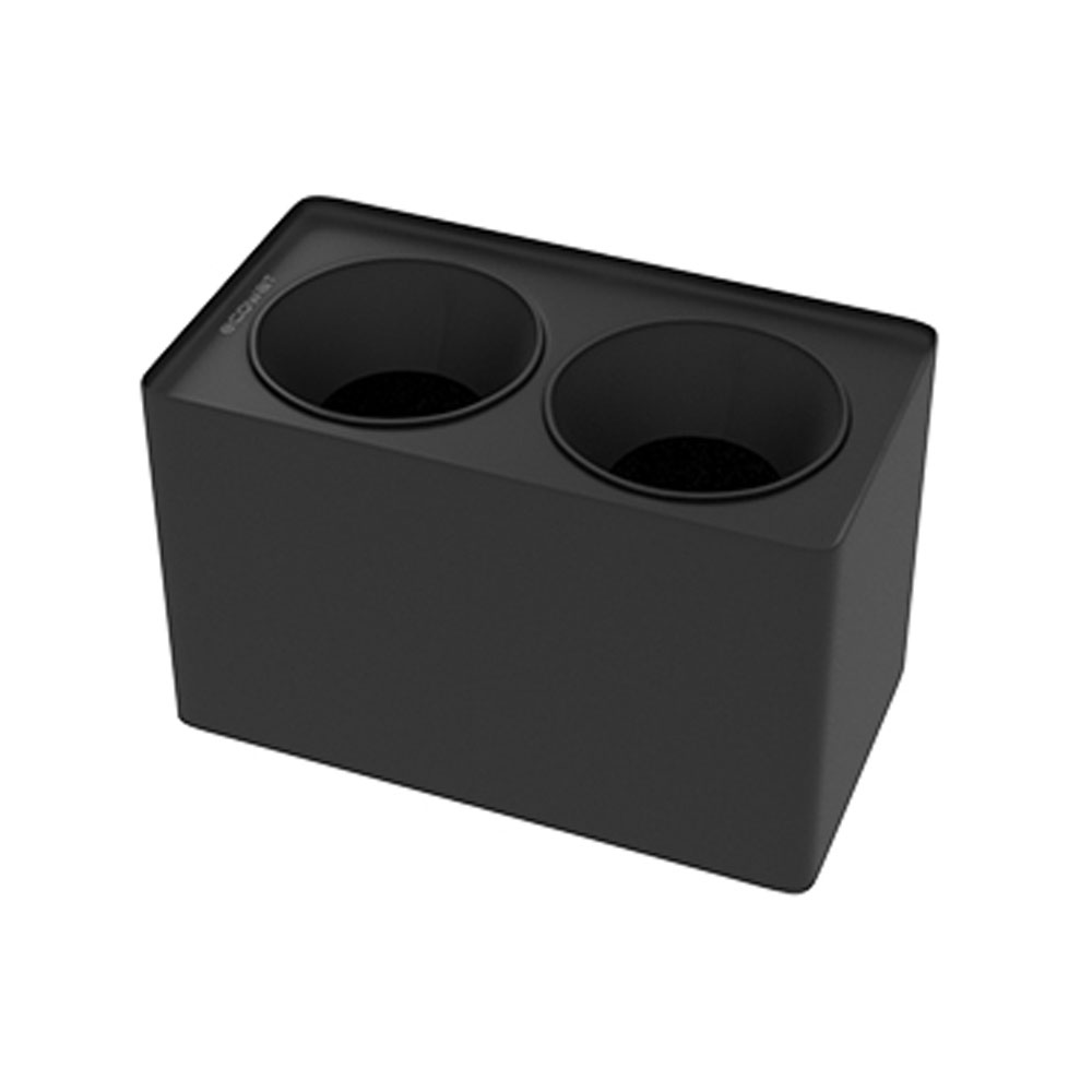 قاب روکار دو خانه اکووات مدل دارک لایت کد CUX2