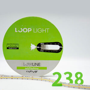 ریسه چسبی 24 ولت تراکم 238 لوپ لایت 10 متری POWER238