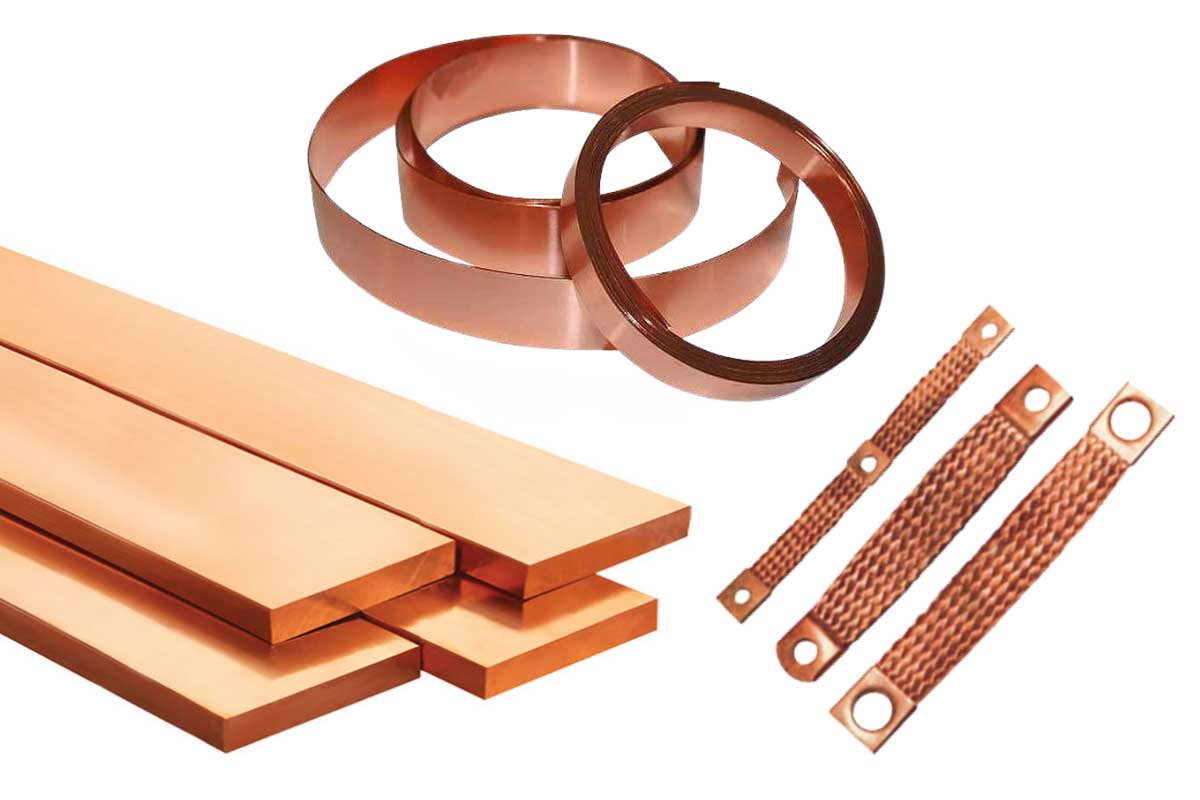 معرفی و جدول سایزبندی تسمه مسی (شمش مسی)