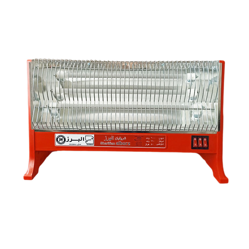 بخاری برقی 3 شعله 2000 وات بدون فن البرز
