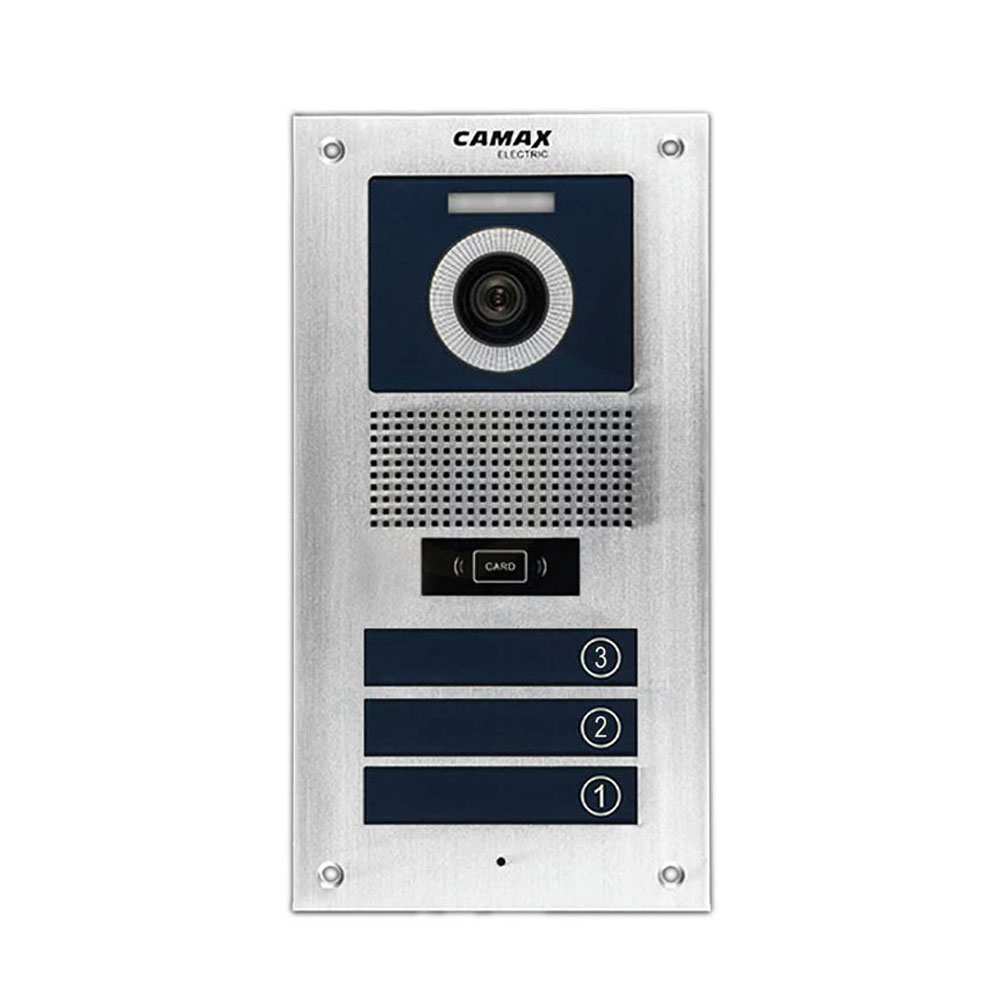 پنل آیفون تصویری 3 واحدی لمسی کارتی کامکث مدل CDV-NTC3TID