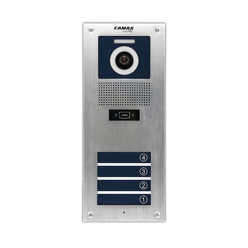 پنل آیفون تصویری 4 واحدی لمسی کارتی کامکث مدل CDV-NTC4TID