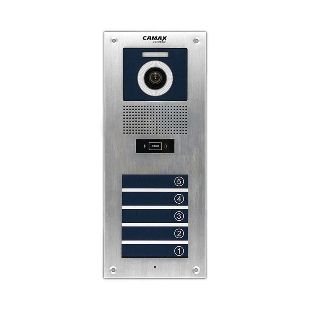 پنل آیفون تصویری 5 واحدی لمسی کارتی کامکث مدل CDV-NTC5TID