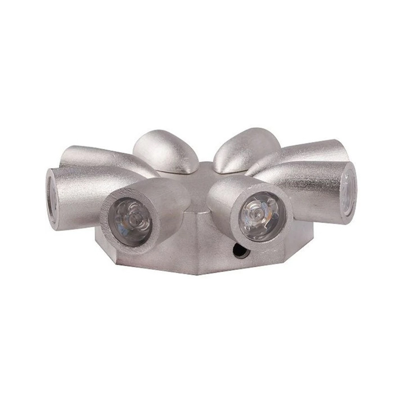 چراغ دکوراتیو هشت طرفه لوله ای زمرد نور مدل ZNE.W.113-8