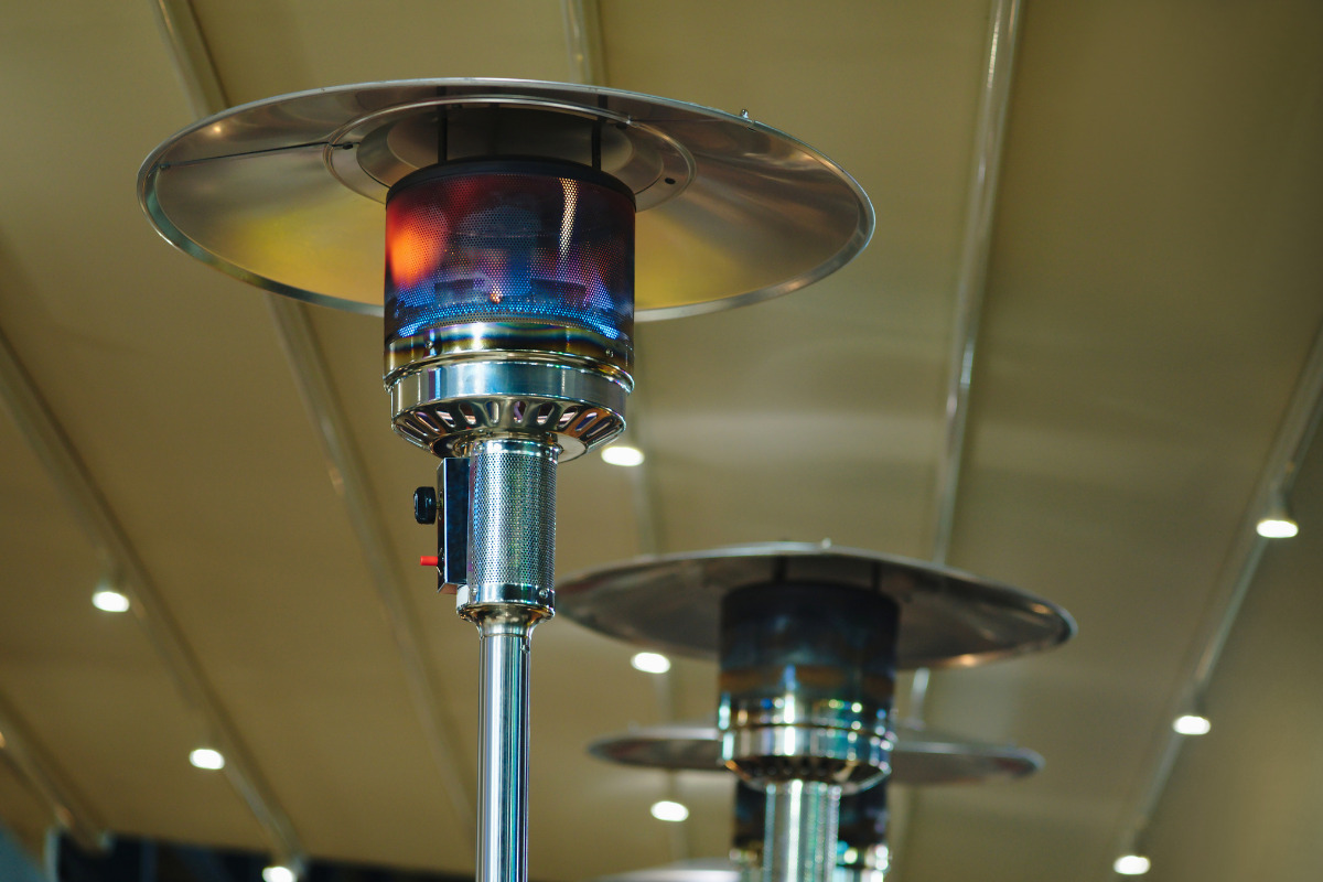 بخاری قارچی ایستاده از نمای نزدیک