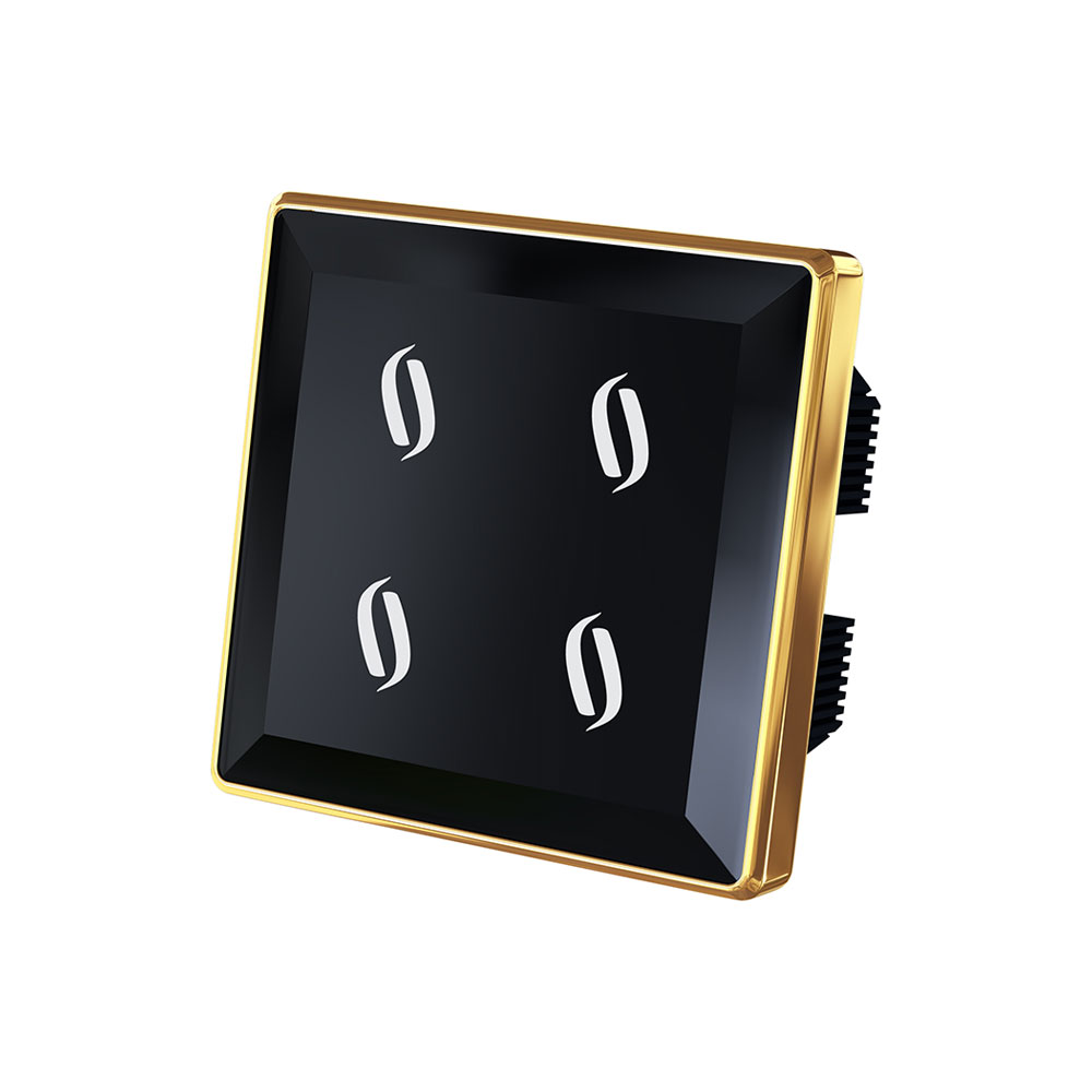 کلید لمسی چهار پل هوشمند مایا سری فلونا گراویتی مدل MR4ES12