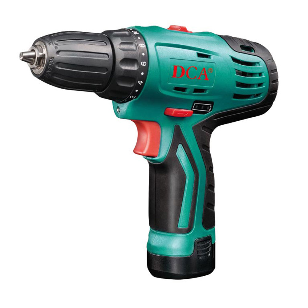 دریل شارژی لیتیوم 12 ولت DCA مدل ADJZ10-10BK