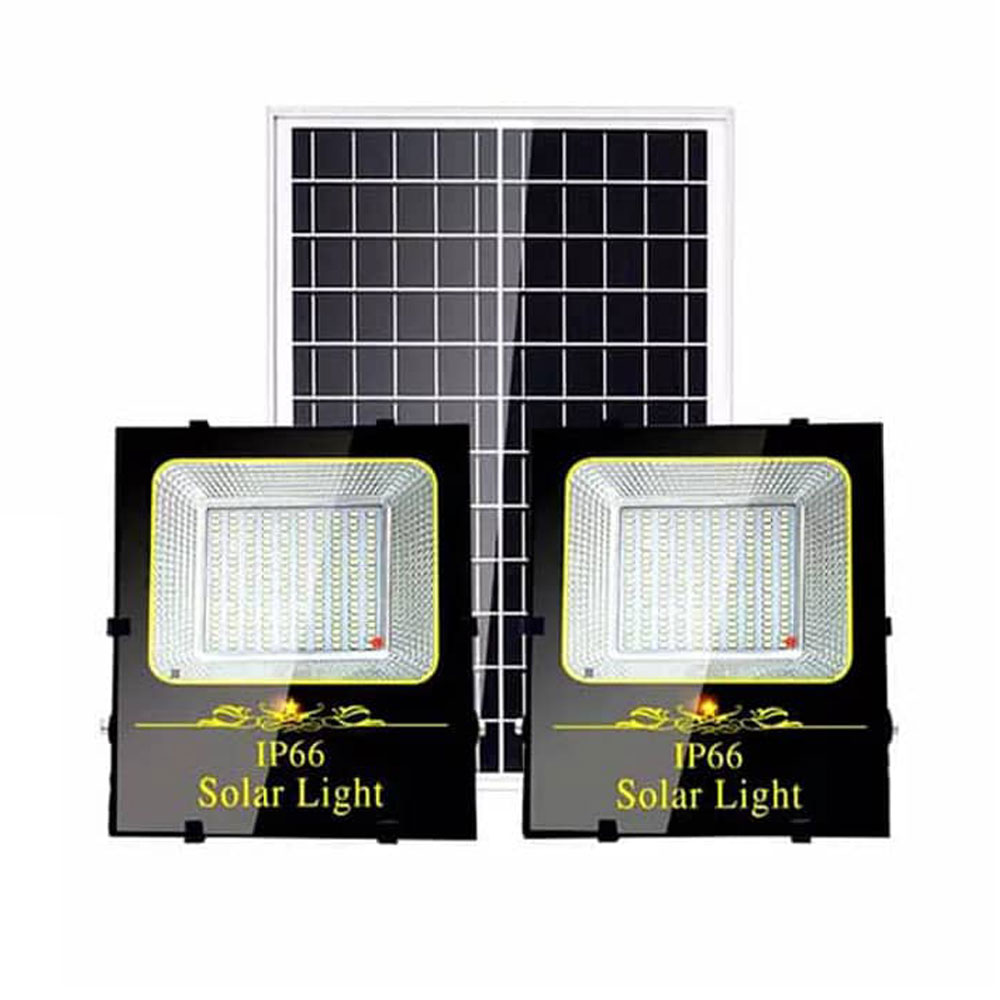 پروژکتور دوبل 200 وات خورشیدی Solar Light