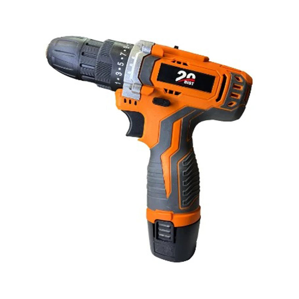 دریل شارژی دو سرعته 12 ولت 1.5 آمپر 20BIST مدل DC