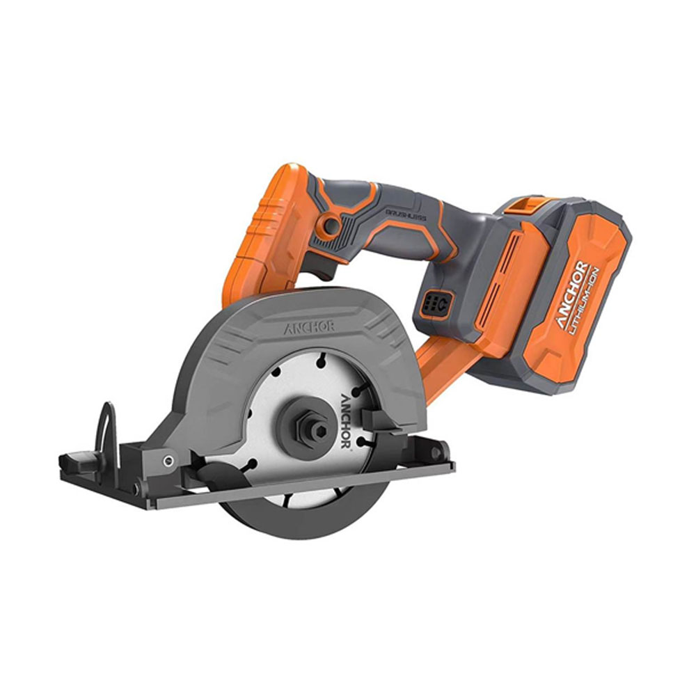 شیار زن تک تیغ شارژی 20 ولت 125 میلیمتر براشلس ANCHOR مدل DCM1