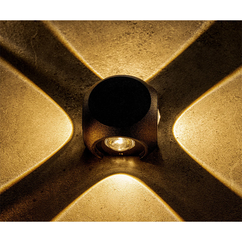 چراغ دکوراتیو چهار طرفه 10 وات زمرد نور 4-ZNE.W.124