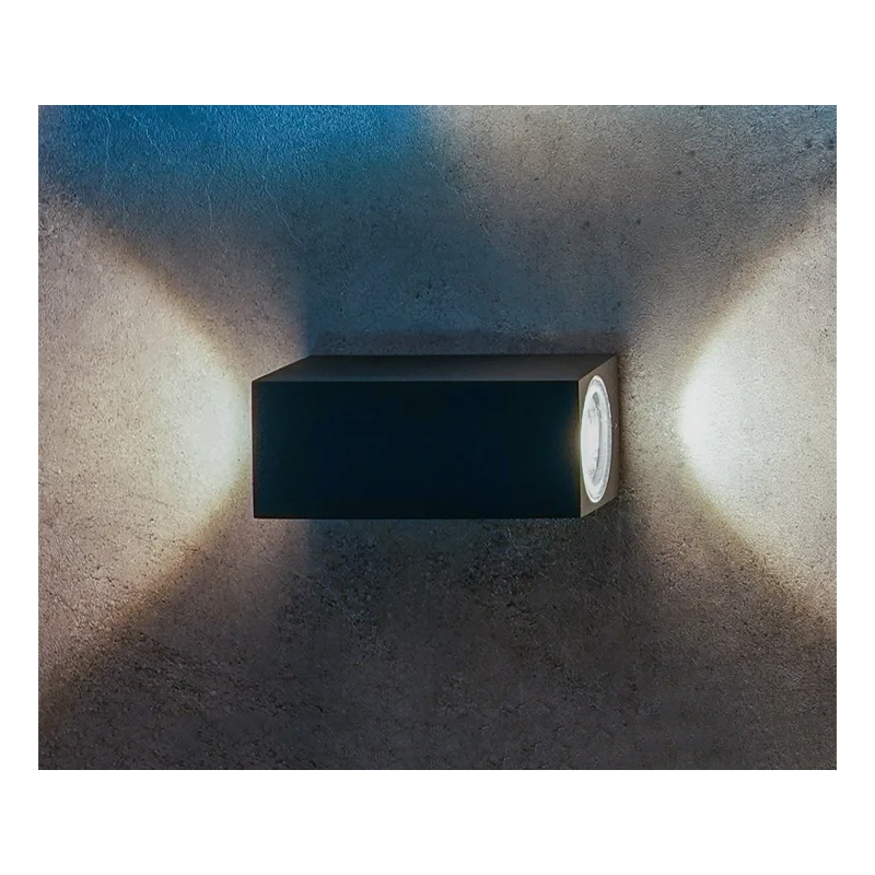 چراغ دکوراتیو مربع دو طرفه 10 وات زمرد نور 10-ZNE.W.178