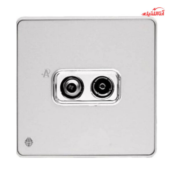 پریز آنتن دو منظوره آسیا الکتریک مدل یاقوت